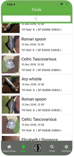 Metal detecting apps