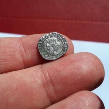 Medieval hammered coin