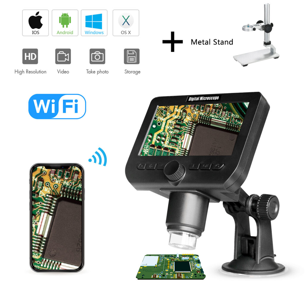 Digital Coin Microscope Screen Handheld Microscope 1080p - Temu